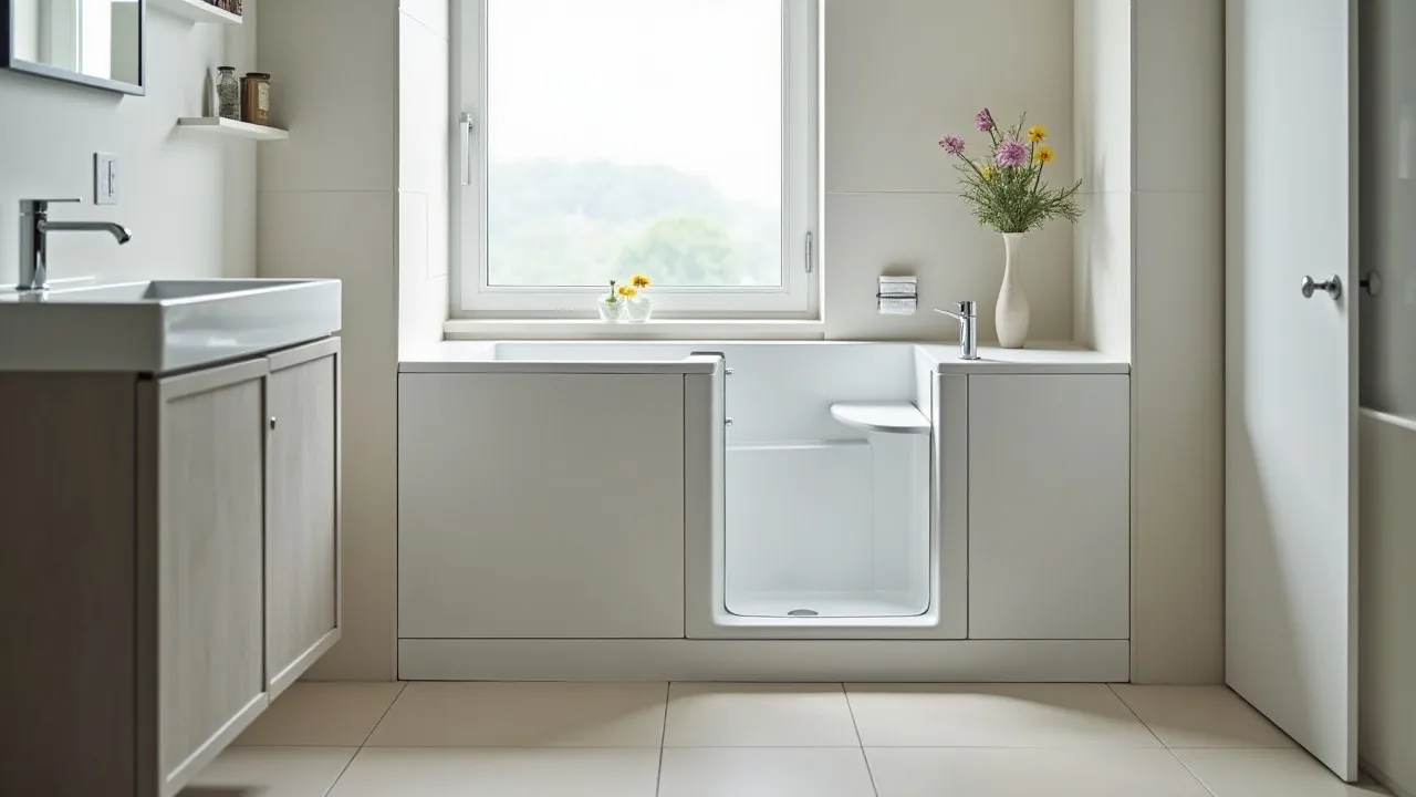 Sitzbadewanne mit Tür — Einstieg 15 cm statt 55 cm in Reutlingen