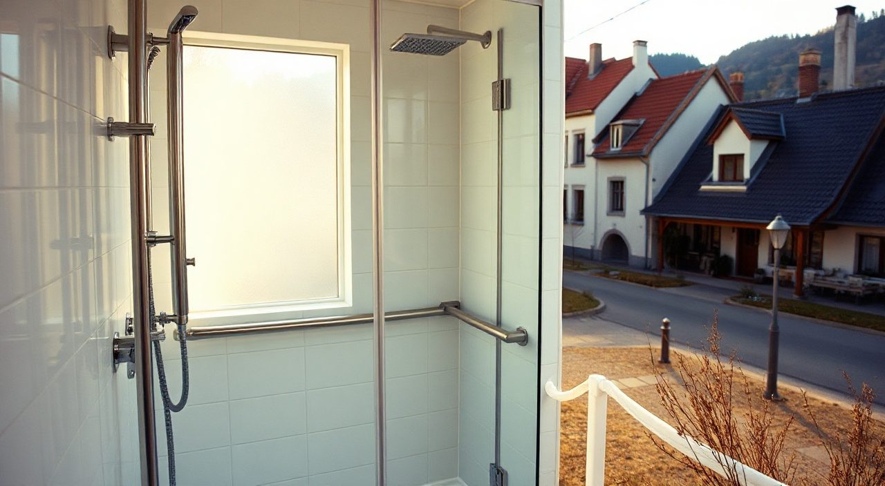 Fachgerechte Ausführung — Walk-In-Dusche mit Glaselement in Reutlingen